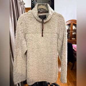 True Grit Women's Off-White Sherpa Pullover